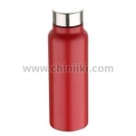 Метална бутилка за вода 750 мл Walking, червен цвят, Bergner Австрия