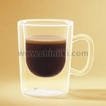 Двустенни чаши за кафе 85 мл ETIOPIA, 2 броя, LUIGI BORMIOLI Италия