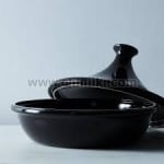 Керамичен Тажин 32 см TAGINE, черен цвят, EMILE HENRY Франция