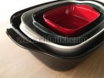Керамична форма за печене 22 x 15 см, INDIVIDUAL OVEN DISH, червен цвят, EMILE HENRY Франция