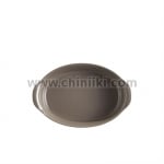 Керамична овална форма за печене 27.5 x 17.5 см, SMALL OVAL OVEN DISH, бежов цвят, EMILE HENRY Франция