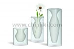 Дизайнерска ръчно сглобена ваза за цветя ESMERALDA 21 см, Philippi Германия