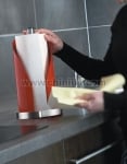 Поставка за кухненска хартия 30 см INOX, червен цвят, WESCO Германия