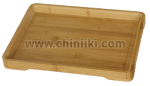 Бамбукова правоъгълна табла за сервиране, 46 x 33 x 2.8 см