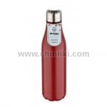 Метална термо бутилка за вода 500 мл Walking, червен цвят, Bergner Австрия
