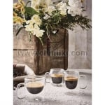 Двустенни чаши за кафе 120 мл, 2 броя, LUIGI BORMIOLI Италия