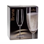 BRUNA чаши за шампанско 230 мл, 6 броя, Bohemia Royal Crystal