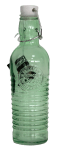 Зелена стъклена бутилка с клипс затваряне, 500 мл, Old Fashion