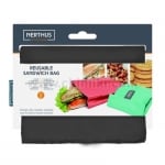 Чанта / джоб за сандвич и храна в черен цвят, 18.5 x 14 см, NERTHUS Испания