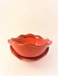 Керамични МИНИ форми за пай 12 см, червен цвят 2 MINI PIE DISH, EMILE HENRY Франция
