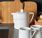 Керамичен чайник 1000 мл LUND, бял цвят, BREDEMEIJER Нидерландия