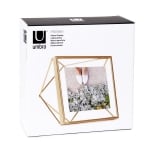 Рамка за снимки 10 x 10 см PRISMA, цвят месинг, UMBRA Канада