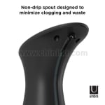Сензорен диспенсър за течен сапун с отделение за гъба ОТТО, цвят черен, UMBRA Канада
