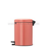 Кош за смет с педал 5 литра, NewIcon Terracotta Pink, BRABANTIA Холандия