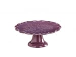 Керамичен поднос за торта 21.5 см, лилав цвят, LEONE Италия