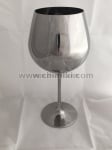 Метализирана чаша балон 570 мл - сребро