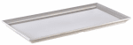 Меламиновo плато за презентация 43 x 25 x 2 см, бял цвят