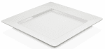 Меламиновo плато за презентация 40 x 40 x 4.4 см, бял цвят