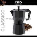 Кафеварка "Aluminium Classico Black" за 6 човека, Cilio Германия