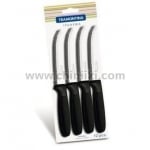 Ipanema нож за стек с черна дръжка - 12 броя, Tramontina Бразилия