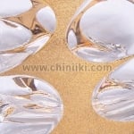 Calypso GOLD ICE кристални чаши за уиски 300 мл - 6 броя, Bohemia Crystal