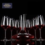 Комплект за вино 6+1 Wine SET 450 мл, Bohemia Royal Crystal