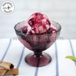 Diamond чаша за сладолед 220 мл, лилав цвят, 6 броя, Bormioli Rocco Италия