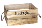 Дървена касетка Bellagio 26 x 17 x 13 см - БЕЖОВА
