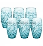 Сини чаши за вода и безалкохолни напитки Oriente Cooler 470 мл, 6 броя, Bormioli Rocco Италия