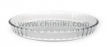 Кръгъл ростер с релеф от огнеупорно стъкло 28 x 35 см, Termisil Полша