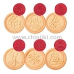 Комплект Коледни печати за сладки Delicia - червени, Tescoma Италия