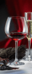 Чаши за червено вино Балон 850 мл FLAMENCO - 6 броя, Bohemia Crystalex