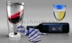 Тристенна охлаждаща чаша за вино с капак 300 мл Ice Vino 2GO, ASOBU Канада