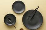 Порцеланова чиния ордьовър 16 x 10 см, черен цвят, Porland Турция