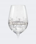 Гравирани чаши за вино 350 мл VIOLA PLATINUM, 6 броя, Bohemia Crystalex