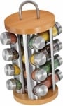 Комплект за 16 вида подправки с бурканчета, въртяща стойка, Küchenprofi Германия