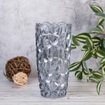 Стъклена ваза за цветя 23 см