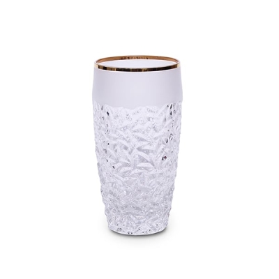 Nicolette Gold Matt кристални чаши за вода 430 мл, 6 броя, Bohemia Crystal