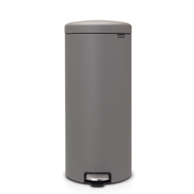 Кош за смет с педал NewIcon 30 литра, Mineral Concrete Grey Brabantia Холандия