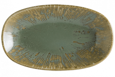 Порцеланова овална чиния 15 x 8.5 см, Sage Snell, Bonna Турция