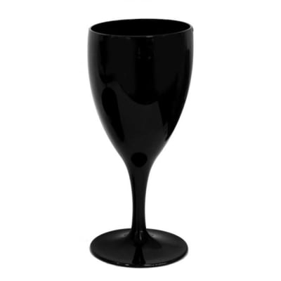 Чаша за вино 320 мл PREMIUM, черен цвят, поликарбонат