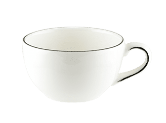 Cosmos Black порцеланова чаша за чай 350 мл, Bonna Турция