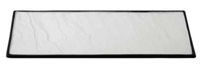 Порцеланово плато с матов черен гръб, 41 x 17.5 см BUFFET