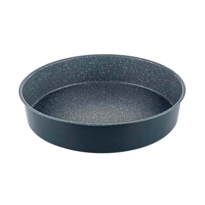 Метална кръгла тава за печене 32.4 x 6.2 см NIA, син цвят, Luigi Ferrero