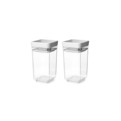 Комплект бурканчета за съхранение на подправки 2 x 150 мл Tasty+ Stackable, Light Grey, Brabantia Холандия