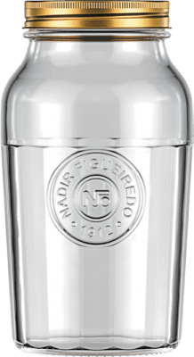 Стъклен буркан за съхранение 1.5 литра с метална винтова капачка, 6 броя, AMERICANO VINTAGE, NADIR Бразилия