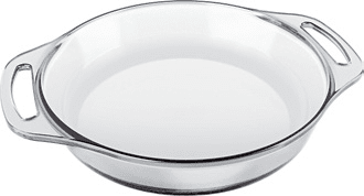 Стъклена кръгла тава 2.4 литра FORNO, Marinex Бразилия