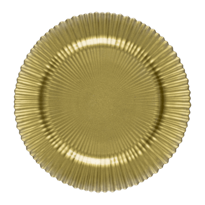 Подложна чиния 32 см WICKED GOLD, златист цвят, полипропилен