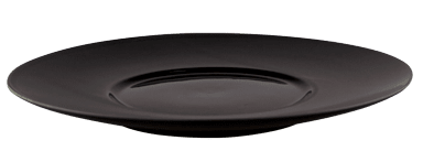 Порцеланова чиния 28 см Gourmet SHOW, черен цвят