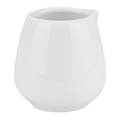 Порцеланова каничка за мляко 90 мл, бял цвят, VISION WHITE